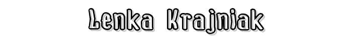 Lenka Krajniak font